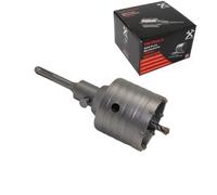 TR-TOOLS Corona de perforación SDS Plus de 68 mm, diseño reforzado, resistente a los golpes de martillo, 4 brocas de centrado, broca para latas, enchufe para mampostería y hormigón