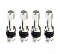 TR48E Bolt-in Tire Valve Stem 4pcs Stainless Steel | Stainless steel build, rust resistant, strong durability, easy install, fits car and truck wheels