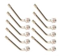 TR545D Adaptador de extensión de vástago de válvula de neumático de camión de 60 grados para ruedas de aluminio de 22.5 pulgadas y 24.5 pulgadas, vástagos de válvula comercial de RV resistente