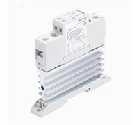 TRA23A25L 25A Heat Sink Solid State Relay AC AC 90-250VAC in Out 24-280VAC Voltage Control Relay Board& Module Din Rail