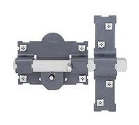 Traba 24001 101-R Cerrojo Pintado, Gris/Plata