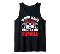 Trabaja Duro Mantente Humil Camiseta sin Mangas