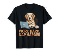 Trabaja Duro, Siesta más Dura, Cita Divertida para Perros Camiseta