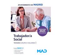TRABAJADOR/A SOCIAL TEMARIO GRUPO II 3 AYUNTAMIENTO MADRID | Aa.vv.