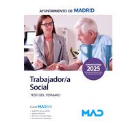 Trabajador/a Social del Ayuntamiento de Madrid. Test del temario