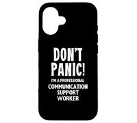 Trabajador de apoyo a la comunicación Carcasa para iPhone 16