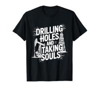 Trabajador de campo petrolífero Perforación de plataforma petrolera Trabajador Camiseta