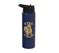 Trabajador de la Construcción Rey De La Diversión John Stainless Steel Insulated Water Bottle