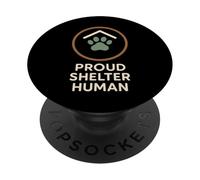 Trabajador de Refugio de Animales Voluntario de Rescate de Animales Sociedad Protectora de Animales PopSockets PopGrip Adhesivo
