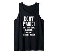 Trabajador de Respuesta a emergencias conductuales Camiseta sin Mangas
