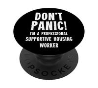 Trabajador de Vivienda de Apoyo PopSockets PopGrip Adhesivo