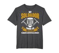 Trabajador del Metal Soldador Welder Divertido Soldadura Camiseta, Hombre Tallas Grandes, Jaspeado Oscuro, 2X Alto
