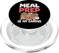 Trabajador del Servicio de Alimentos Almuerzo Señora Preparación de Comidas es mi Cardio PopSockets PopGrip para MagSafe
