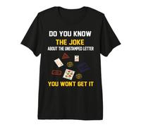 Trabajador Postal Divertido Correo Hombre Servicio de Entrega Oficina de Correos Camiseta Premium