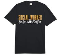 Trabajador Social Antes de Consejero Amante del café Trabajador Social Comfort Colors Adult Heavyweight T-Shirt