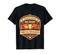 Trabajador Social/Apreciación del Trabajo Social Country Western Camiseta