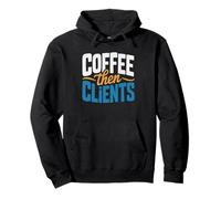 Trabajador Social Café Humor Trabajo Sudadera con Capucha