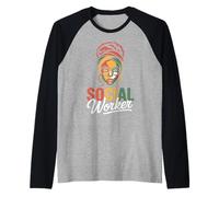 Trabajador Social Camiseta Manga Raglan