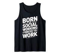 Trabajador Social Cita Forced To Work Trabajador Social Camiseta sin Mangas