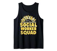 Trabajador Social Escuadrón Ocupación Trabajo Social Refranes de Trabajo Camiseta sin Mangas