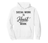 Trabajador Social Heart Work/Defensor de Apreciación del Trabajo Social Sudadera con Capucha