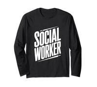 Trabajador Social Orgulloso Defensor del Cambio y Apoyo Manga Larga