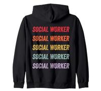 Trabajador Social Sudadera con Capucha
