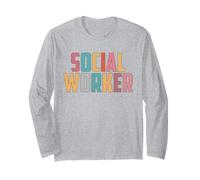 Trabajador social Trabajador social de la escuela vintage Manga Larga