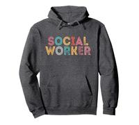Trabajador social Trabajador social de la escuela vintage Sudadera con Capucha