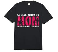 Trabajadora Social Mamá El Gerente de Servicio Social Trabajador Social Comfort Colors Adult Heavyweight T-Shirt