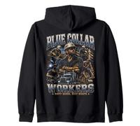 Trabajadores de Cuello Azul Manos sucias Noches ocupadas Sudadera con Capucha
