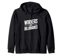 Trabajadores sobre multimillonarios - Defienden la equidad Sudadera con Capucha