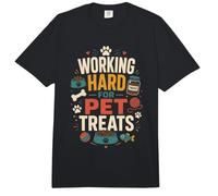 Trabajando Duro por Golosinas de Mascotas Comfort Colors Adult Heavyweight T-Shirt