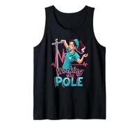 Trabajando la enfermera Pole Dance para enfermeras Camiseta sin Mangas