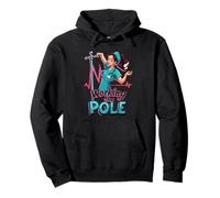 Trabajando la enfermera Pole Dance para enfermeras Sudadera con Capucha
