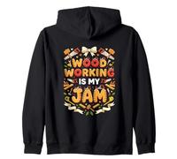Trabajar la Madera es mi Mermelada Sudadera con Capucha