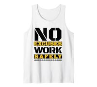 Trabaje de Forma Segura | La Seguridad es lo Primero | Regalo del Día N Camiseta sin Mangas