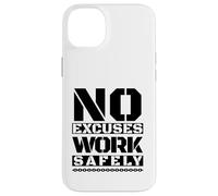 Trabaje de Forma Segura | La Seguridad es lo Primero | Regalo del Día N Carcasa para iPhone 14 Plus