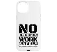 Trabaje de Forma Segura | La Seguridad es lo Primero | Regalo del Día N Carcasa para iPhone 15 Plus