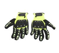 Trabajo Antivibración a Prueba de Golpes, Comodidad Excepcional con Forro Interior de Punto Suave, Minimizan los Riesgos de Lesiones, Adecuados para Diversas Condiciones de Trabajo, 1 par