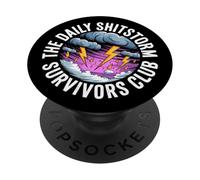 Trabajo Caos Humor Tormenta Colega Regalo Jubilación PopSockets PopGrip Adhesivo