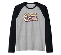 Trabajo de graduación de Trabajador Social Camiseta Manga Raglan
