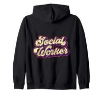 Trabajo de graduación de Trabajador Social Sudadera con Capucha