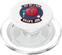 Trabajo de válvula TAVR de derivación de sobreviviente de recuperación de cirugía de corazón Abierto PopSockets PopGrip para MagSafe
