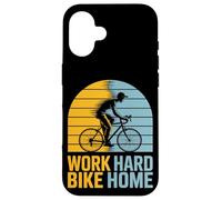Trabajo duro Bicicleta Inicio Bicicleta Viaje Carcasa para iPhone 16