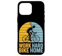 Trabajo duro Bicicleta Inicio Bicicleta Viaje Carcasa para iPhone 16 Pro Max