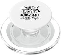 Trabajo Duro para Que mi Perro Pueda Tener una Vida Mejor Divertido PopSockets PopGrip para MagSafe