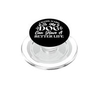 Trabajo Duro para Que mi Perro Pueda Tener una Vida Mejor PopSockets PopGrip para MagSafe