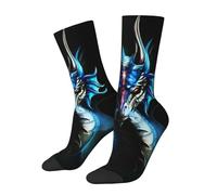 Trabajo Half Crew Sock Arte Del Dragón Running Sportsocken Suaves Calcetines Deportivos Casuales Calcetines De Deporte Casuales For Entrenamiento Uso Diario Gimnasio 40Cm