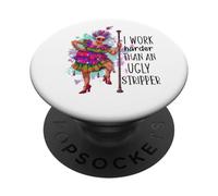 Trabajo más Duro Que una Stripper FEA PopSockets PopGrip Adhesivo